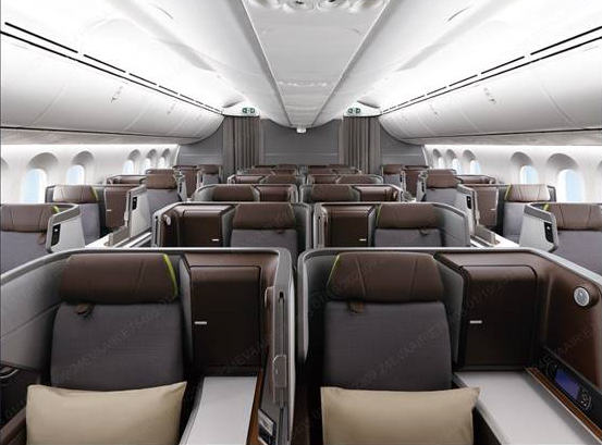 エバー航空B787 C class cabin