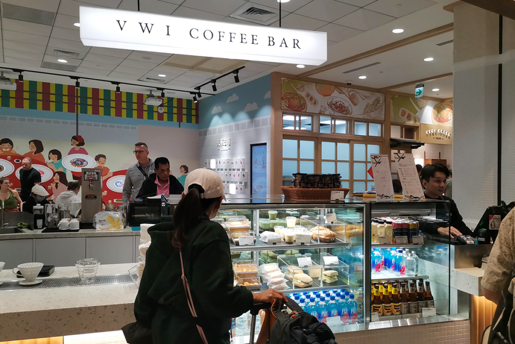 台北・桃園空港のVWIコーヒー