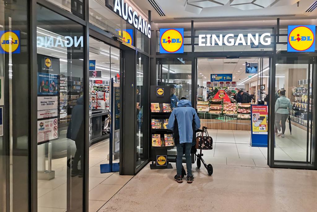 ドイツ大手スーパーLidl（リドル）ミュンヘン中央駅店