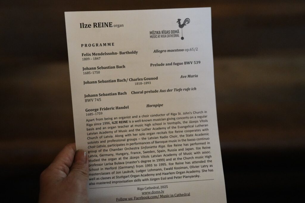 演奏プログラムが渡される@Pen&Voyage