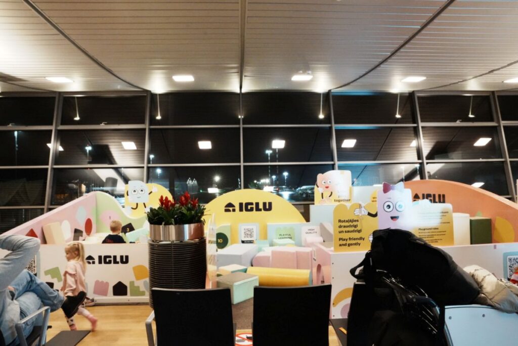 ラトビア発のソフトブロックIGLUで遊べる子ども向けゾーン@Pen&Voyage