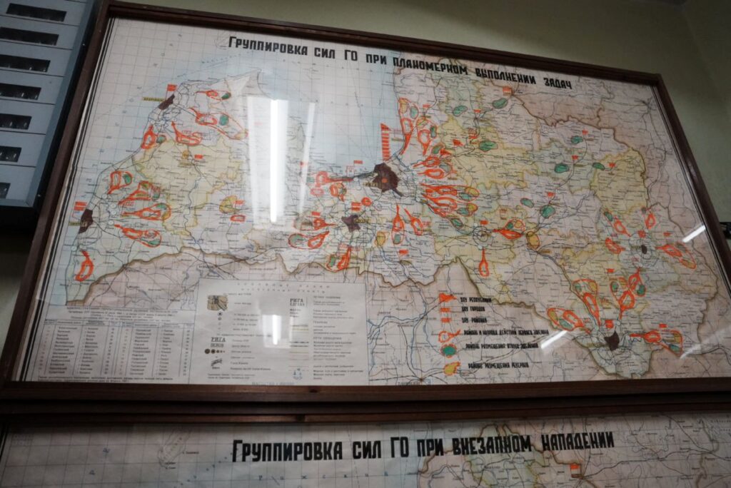 任務を計画的に遂行する際の民間防衛部隊の配置