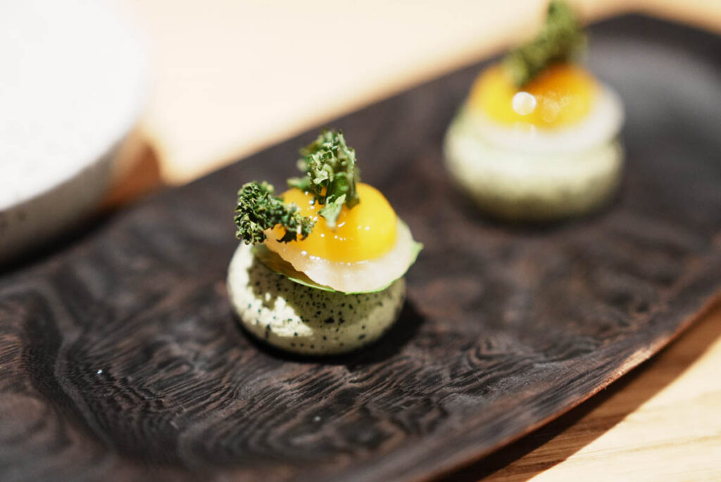 大根とシーバックソーンのジュレⒸPen&Voyage