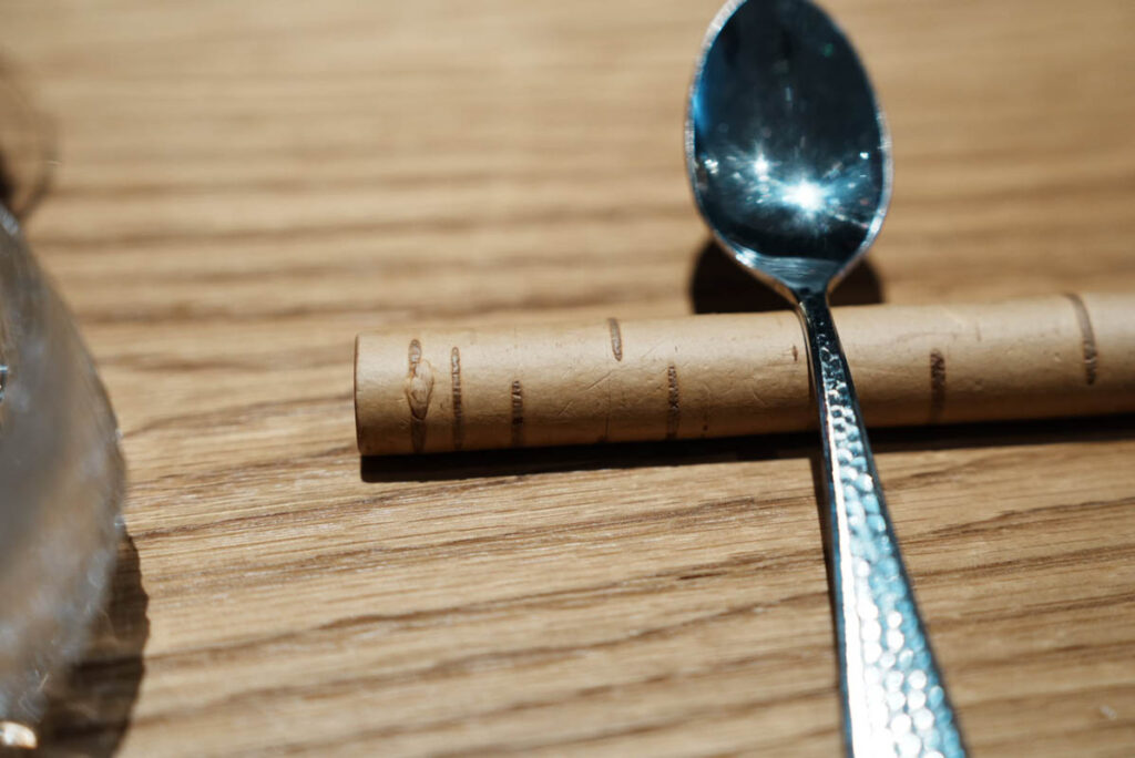 カトラリーレストも白樺ⒸPen&Voyage