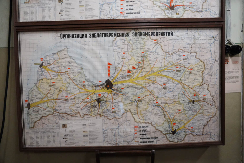 事前計画された避難用の地図ⒸPen&Voyage