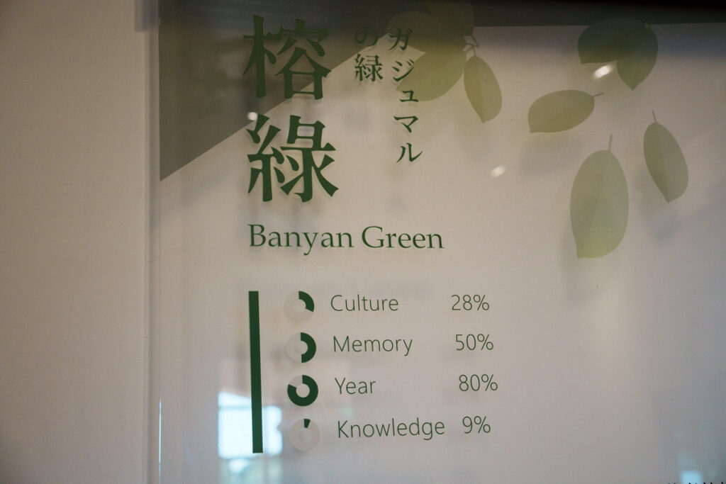 ガジュマルの緑は「榕緑」ⒸPen＆Voyage