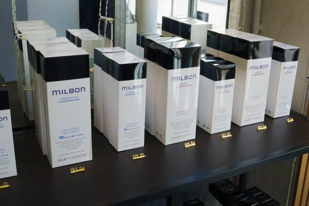 サロンお勧めのヘアケア「MILBON」ⒸPen＆Voyage