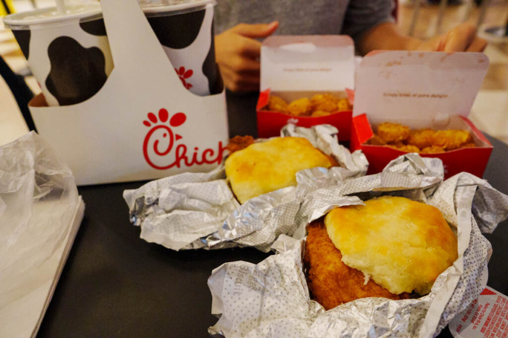Chick-Fil-AでモーニングⒸPen&Voyage