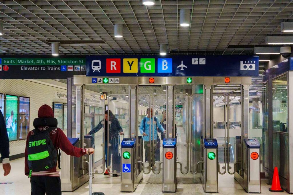 BARTのパウエル通り駅