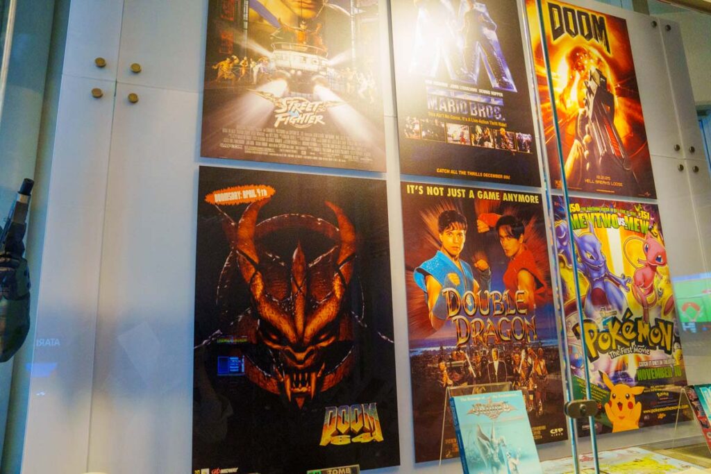 ゲーム文化の展示コーナー